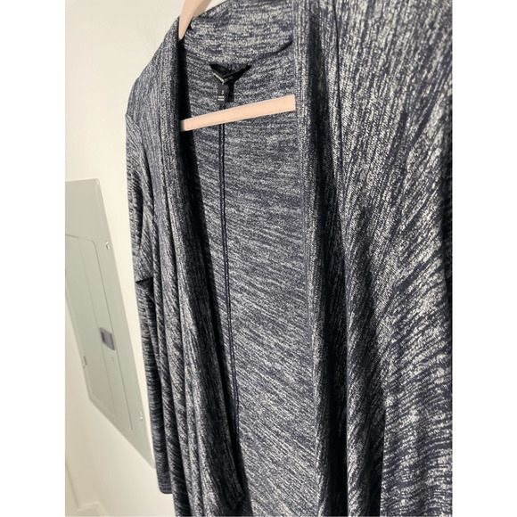 Banana Republic Heathered Dark Grey Open Front Cardigan S - Picture 3 of 5